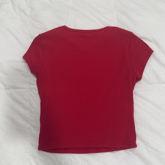 NWOT Reformation Ribbed Tee Size XS - Picture 3 of 4